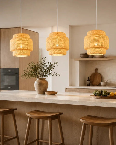 Pendelleuchten aus Rattan & Bambus