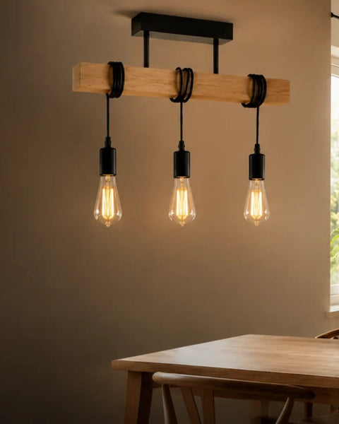 Pendelleuchten aus Holz