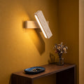 Applique murale salon en pierre naturelle, lumière d'ambiance - bc2 entree ocre #bois-clair