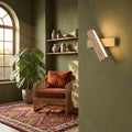 Applique murale salon en pierre naturelle, lumière d'ambiance - bc2 salon olive #bois-clair