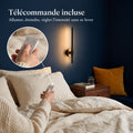 Applique murale chambre sans fil rechargeable, LED - sansfil n50 03 telecommande incluse #noir-50-cm