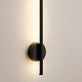 Applique murale chambre sans fil rechargeable, LED - sansfil n50 12 gros plan #noir-50-cm