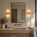 Applique murale chambre tête de lit LED, lumière chaude - v8 salle de bain deux appliques autour du miroir #dore